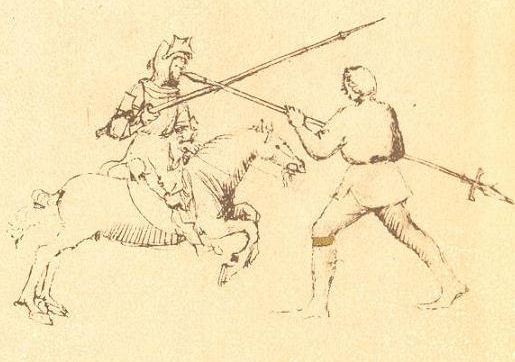 Spear training at Academie Duello