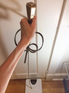 Testing rapier blade flexibility