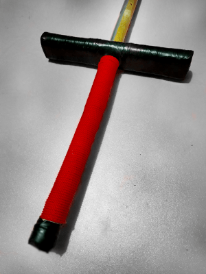 Attaching rubber blunts to the ends