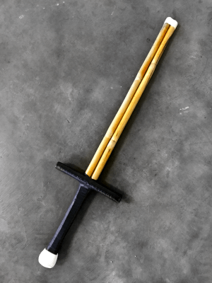 Completed version 2 with double-dowel blade