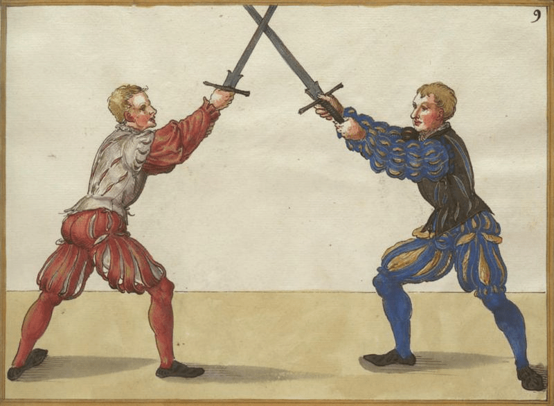 Edge-to-edge binds from Paulus Hector Mair