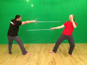 Target management diagram showing body positioning