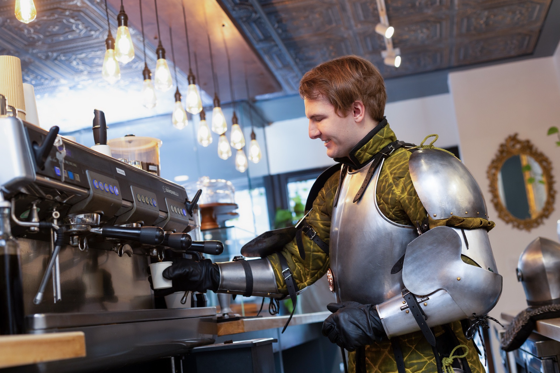 Cafe Duello bar and espresso station