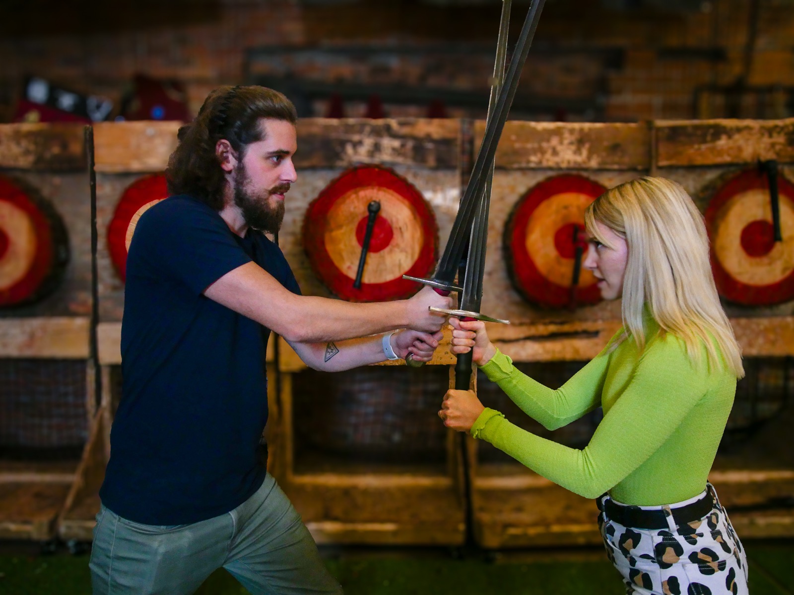 Longsword training at Academie Duello