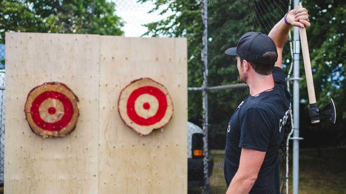 AXE Throwing in Vancouver | Academie Duello